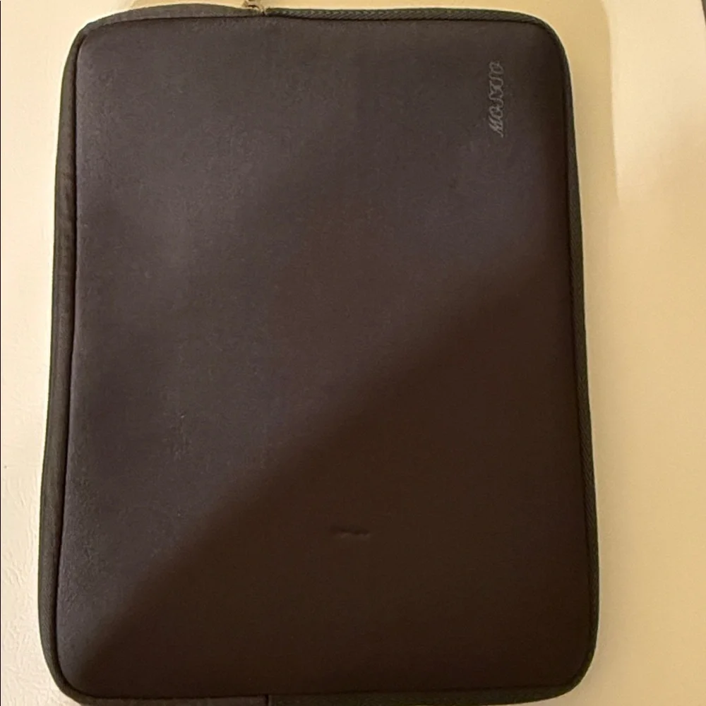 Black Laptop Sleeve with Subtle Logo